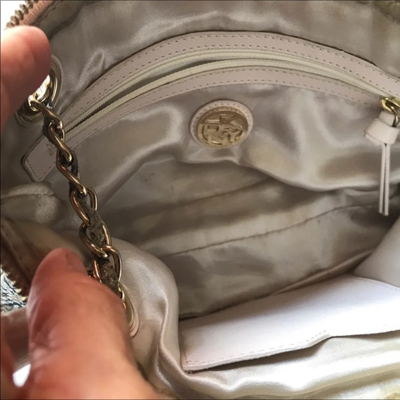 DNKY Leather Embossed Snakeskin Bag - Picture 6 of 8